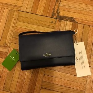 Kate Spade Sapphire/Navy Blue Crossbody Bag